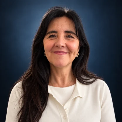 Retrato de la Dra. Lucrecia del Rosario Córdoba, socia fundadora y directora jurídica de Grupo Jurídico Córdoba